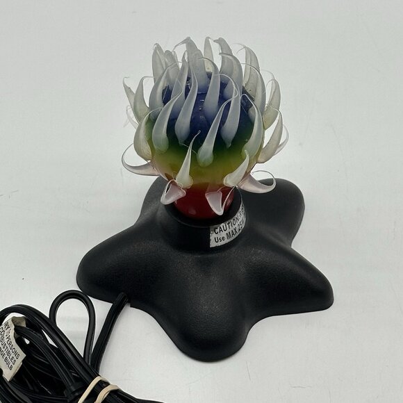 Vintage Y2K Retro Rainbow Spiky Light Bulb Silicone Spikes w/Lamp Base 2003 - Picture 4 of 8